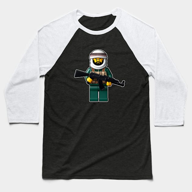 Tactical LEGO Baseball T-Shirt by Rawlifegraphic